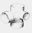 Tee with Side or Bilateral Outlet