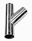 Tee with Angled Flow 45°